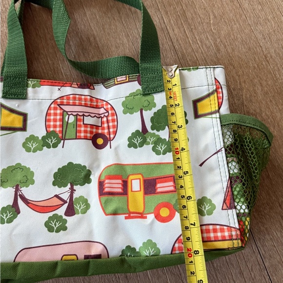 Thirty-One Camper Print Tote with Green Accents - Picture 8 of 8